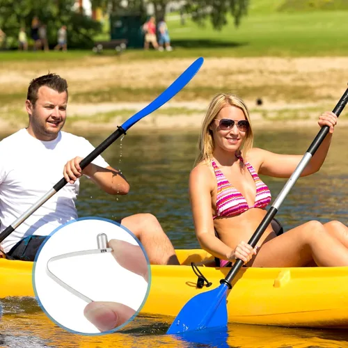 Miniatura 6 de 8 clips de resorte de remo de kayak, clips de resorte de botón de acero inoxidable, clip de tubo de bloqueo, clip de pasador de tubo de bloqueo