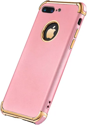 Miniatura 10 de Funda para iPhone 7 Plus, ultra delgada, flexible, mate, elegante 3 en 1, galvanizada de lujo, compatible con iPhone 7 Plus (negro)