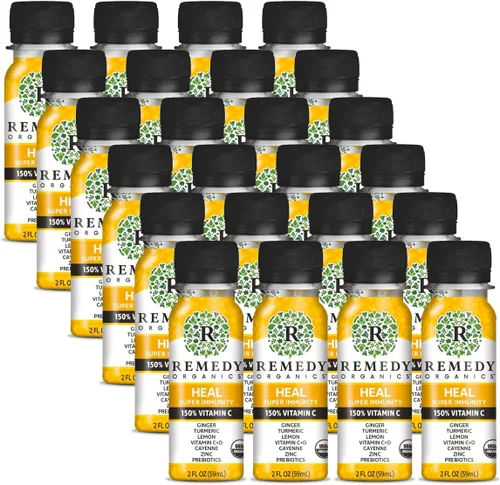 Miniatura 10 de Remedy Organics Immunity Plus Shot, Digest paquete de 12 Aumenta la energía, la función cerebral, la desintoxicación y el metabolismo