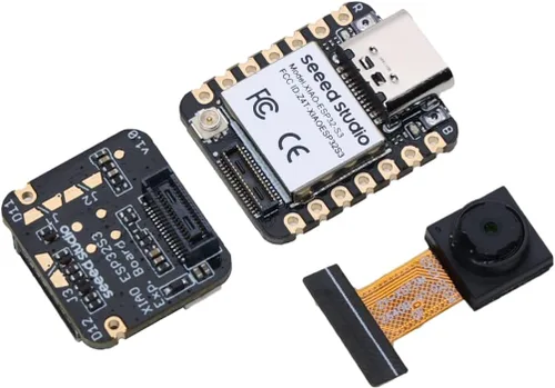 Miniatura 9 de Seeed Studio XIAO ESP32 S3 Sense - Wi-Fi de 2.4 GHz, BLE 5.0, sensor de cámara OV2640, micrófono digital, PSRAM de 8 MB, flash de 8 MB, carga