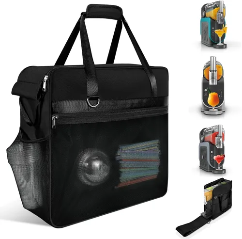 Miniatura 12 de Bolsa portátil de transporte para máquina Ninja Slushi FS300/FS301 - Estuche de viaje a prueba de polvo para máquina de bebidas congeladas - Funda
