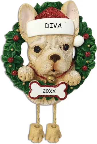 Miniatura 11 de Adorno de Navidad personalizado para mascotas de raza de perro (Beagle)