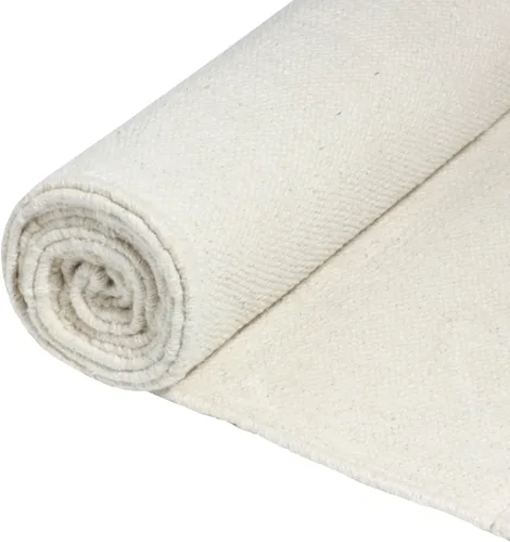 Miniatura 10 de Live Well 360 Tapete de yoga hecho a mano de algodón orgánico, no tóxico, sin productos químicos y totalmente natural, tapete de yoga de tela