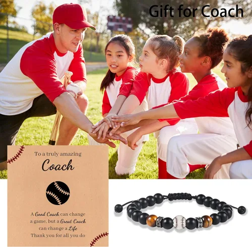 Miniatura 2 de Pulsera ajustable para hombre, béisbol, baloncesto, fútbol, regalos para niños, regalo de regreso a la escuela, Navidad, aniversario, cumpleaños