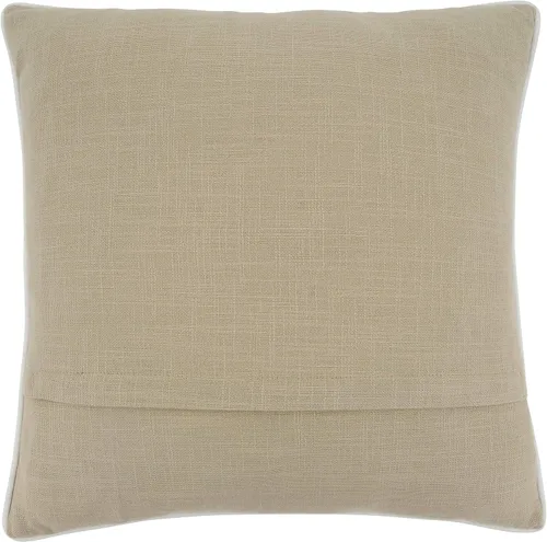 Miniatura 2 de SARO LIFESTYLE Ariadne Collection - Almohada de casa de jengibre con relleno de plumón, 18 pulgadas, color natural