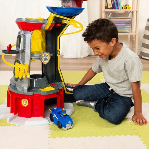 Miniatura 7 de Paw Patrol, Mighty Pups Super Paws Lookout Tower Playset con luces y sonidos, juguete para edades de 3 años en adelante