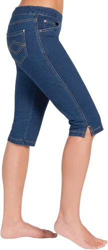 Miniatura 2 de PajamaJeans - Pantalones capri elásticos estilo mezclilla para mujer, Vaqueros cortos, S