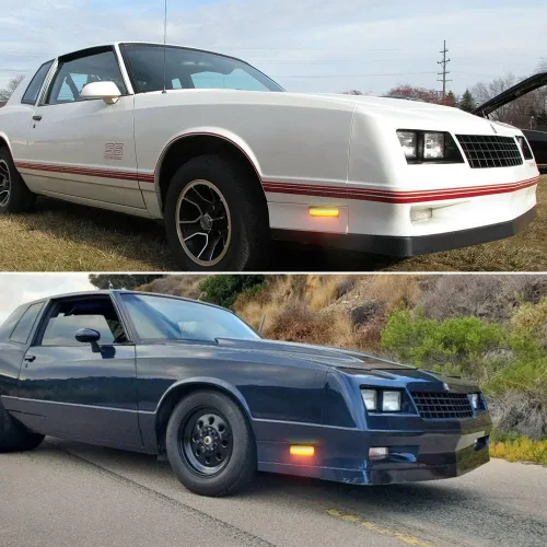 Miniatura 6 de Compatible con 1981 1982 1983 1984 1985 1986 1987 1988 Chevy Monte Carlo SS luces de señal de marcador de parachoques lateral ámbar Led lente Lente