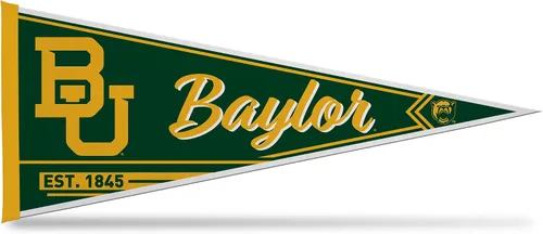 Miniatura 222 de Rico Industries NCAA Banderín Clásico de Fieltro para Decoración de Pared de 12" x 30" - Ideal para Decoración del Hogar/Dormitorio/Cueva de Hombre