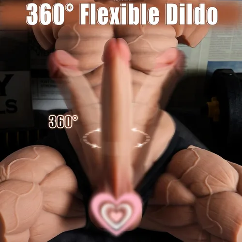 Miniatura 6 de Muñeca sexual realista de torso masculino de 40 libras para mujer, muñecas sexuales musculosas de tamaño real con esqueleto de metal y consolador