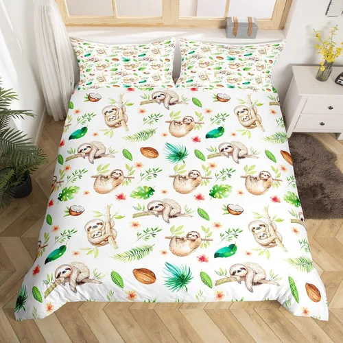 Miniatura 23 de Juego de funda de edredón de océano azul, tamaño individual, juego de ropa de cama de 2 piezas para niños, adolescentes y niñas, decoración