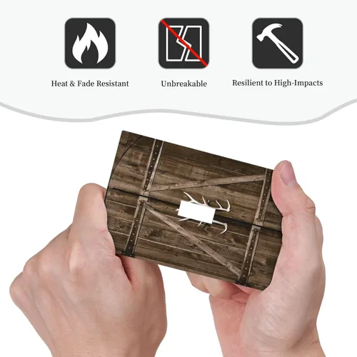 Miniatura 6 de Cubierta de Interruptor de Palanca Única de Asta de Venado de Madera de Estilo Rústico de Granja Placa Decorativa de Pared de 1 Banda Placa Frontal