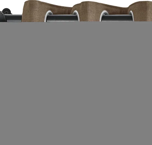 Miniatura 69 de Fcosie Cortinas opacas de lino 100 % opacas de 50 pulgadas de ancho x 63 pulgadas de largo, paneles de cortina con ojales para sala de estar