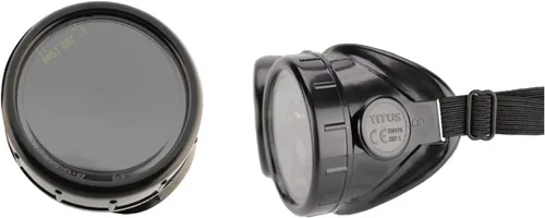Miniatura 3 de TITUS Copa tipo C Marco de calidad industrial gafas de soldadura UV IR verde 5,7,8,9,10,11,12,13, o 14 filtro con estuche y almohadillas