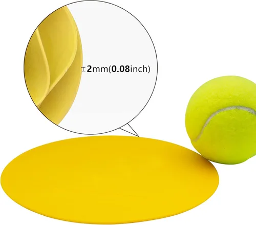 Miniatura 3 de Marcadores de punto de cono plano antideslizantes de 6 pulgadas para entrenamiento de agilidad de velocidad deportiva