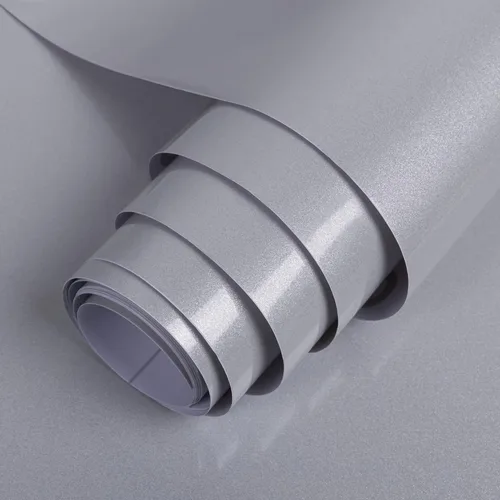 Miniatura 15 de TANONE Papel de contacto blanco de 17.7 x 196 pulgadas para encimeras de cocina, armarios, muebles, vinilo brillante autoadhesivo Blanco - Purpurina