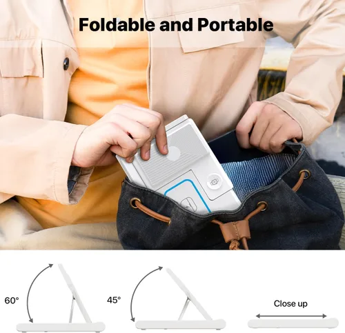 Miniatura 4 de Estación de carga rápida 3 en 1, soporte de cargador inalámbrico plegable de viaje para iPhone 15, 14, 13, 12, 11/Pro/Max/Plus, X, XR, XS/Max, SE
