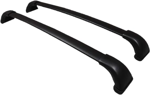 Toyota Juego de barras transversales para portaequipajes Highlander PT278-48170. 2 barras transversales negras. Highlander XLE, Limited y SE