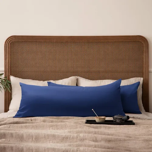 Miniatura 46 de Thmyo - Paquete de 2 fundas de almohada de algodón sólido decorativas cuadradas, fundas de almohada DIY, fundas de almohada en blanco