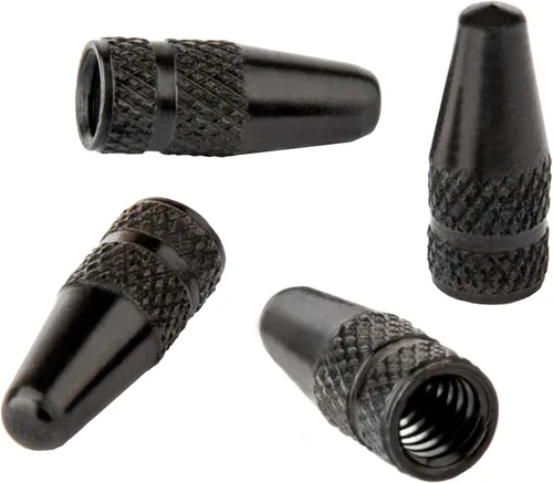 Miniatura 10 de Presta - Tapones de válvula de aluminio anodizado, uso en válvulas Presta/Francesas, diseños: bala, cohete, hamburguesa, cohete de bolsillo