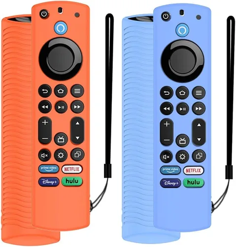 Miniatura 11 de Funda para control remoto de voz, funda de silicona compatible con Insignia Firetv Omni Series o TV 4, ligera, antideslizante, a prueba de golpes