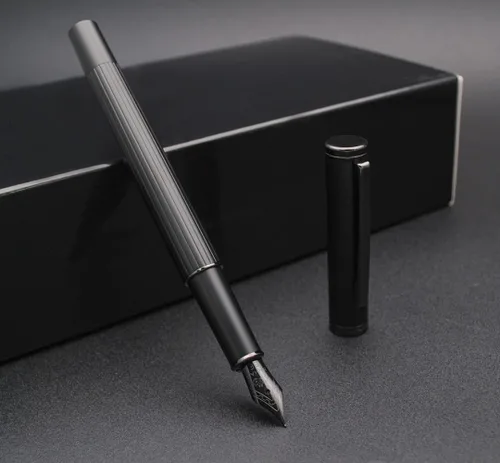 Miniatura 4 de JINHAO Serie 88 Pluma estilográfica de metal (negro, punta EF 0.015 in)
