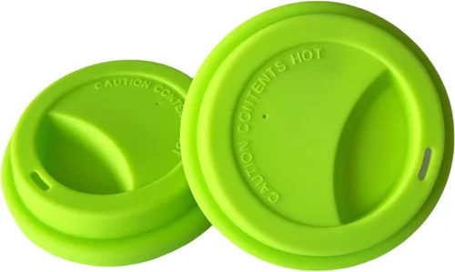 Miniatura 21 de Fundas de silicona para tazas, tapas de silicona reutilizables para tazas, tazas y tazas flexibles, tapas de tazas calientes para café, color negro