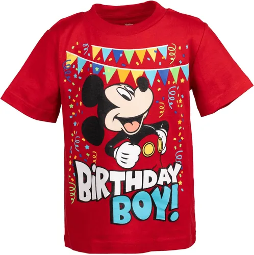 Disney Mickey Mouse Pixar Toy Story Cars Lion King - Camiseta de cumpleaños para niños grandes