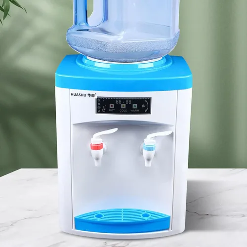 Miniatura 6 de Dispensador de agua fría y caliente para botella de 5 galones, máquina eléctrica de agua potable para encimera de carga superior, dispensador