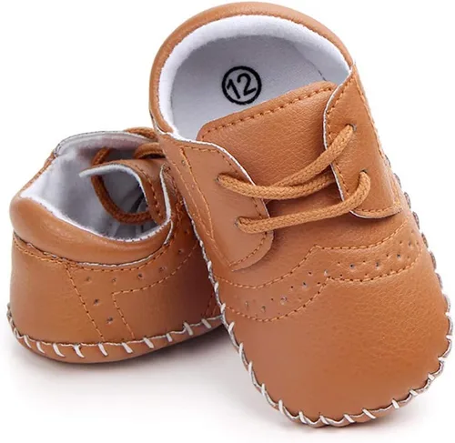 Miniatura 4 de Zapatos para bebés y niñas, mocasines Oxford para recién nacidos, adorables zapatos de cuna para niños pequeños, zapatos de cuna para precaminantes