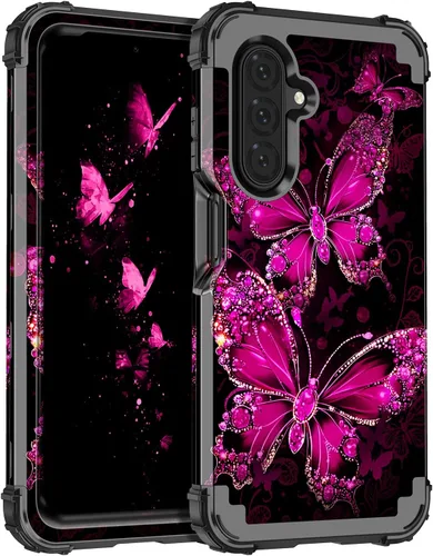 Miniatura 59 de Casetego Funda para Galaxy A16 5G, Tres Capas de Alta Resistencia Robusta a Prueba de Golpes, Protección Completa Rugosa de PC Duro + Parachoques