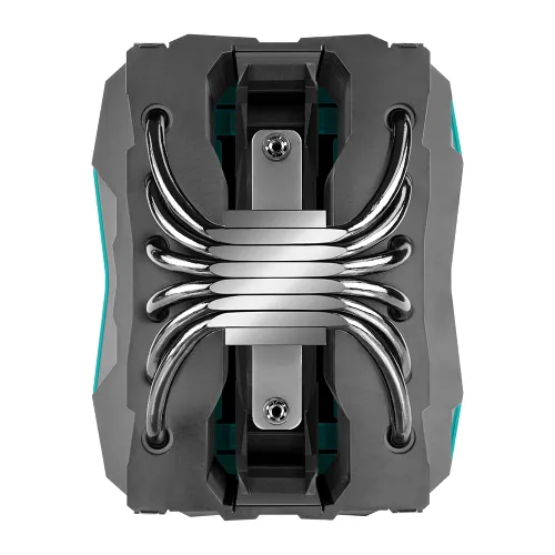 Miniatura 5 de Iceberg Thermal IceSLEET G6 Stealth - Tubo de calor de 6 táctiles directos chapado en níquel, con ventilador silencioso ultra de 5.512 in, enfriador