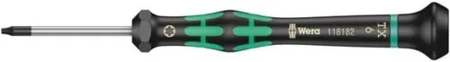 WERA 05118182001 2067 TORX® Destornillador HF con función de sujeción para aplicaciones electrónicas, TX 0.236 x 1.575 in