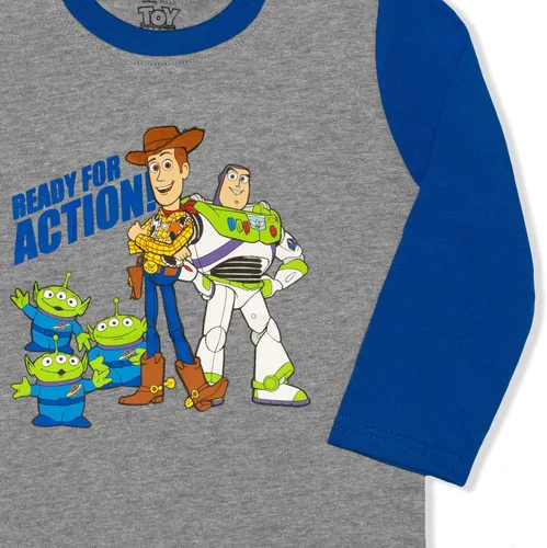 Miniatura 3 de Disney Toy Story Buzz Lightyear - Camisa y pantalón deportivo de manga larga para niños pequeños y pequeños