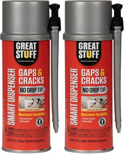 Miniatura 8 de Great Stuff 99108824 Dispensador Inteligente para Huecos y Grietas, Crema, 12 Onzas
