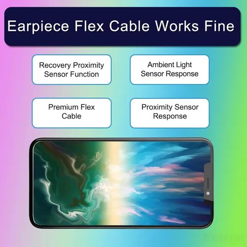 Miniatura 5 de Auricular Flex Cable Reemplazo para iPhone 13 Reparación de Conector de Altavoz de Oído para iPhone13 Sensor de Luz Ambiental de Proximidad Fix