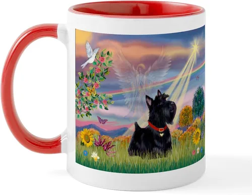 Miniatura 22 de CafePress Cloud Angel & Scotty Taza de café de cerámica (11 oz)