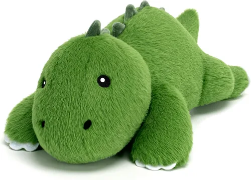 SQEQE - Peluche con peso de dinosaurio, peluche afelpado para aliviar el estrés, suave juguete de almohada de T-Rex para niños y adultos, regalos de
