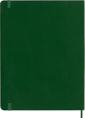 Miniatura 3 de Moleskine - Cuaderno clásico, tapa blanda, tamaño XL (7.5 x 9.5 pulgadas), cuadriculado, verde mirto, 192 páginas