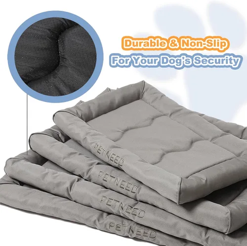 Miniatura 4 de Camas para perros resistentes al agua para cajas de metal, uso en interiores y exteriores, para perros de hasta 30 libras, tela Oxford 900D