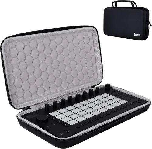 Miniatura 10 de Bolsa de transporte para controlador MIDI Banworks de poliuretano con carcasa rígida, ajuste personalizado para Ableton Push 3
