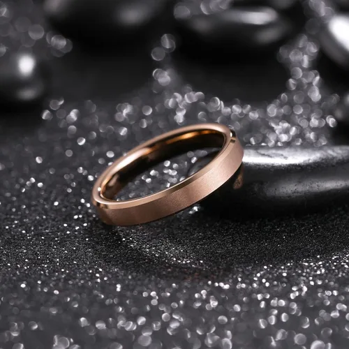 Miniatura 138 de King Will Anillo de boda de tungsteno para hombre, disponible en 15/64 a 25/64 de pulgada (6 a 10 mm), negro/plata, acabado mate, borde pulido