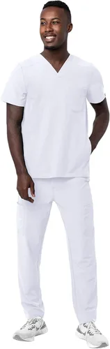 Miniatura 5 de Adar Addition Go-Everyday - Conjunto de exfoliante para hombre, elegante top y pantalones de carga