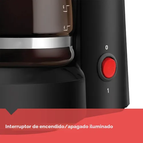 Miniatura 2 de BLACK+DECKER Cafetera de 5 tazas, DCM600B, color negro