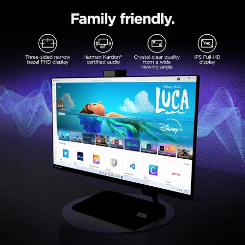 Miniatura 5 de Lenovo IdeaCentre AIO 3i - 2022 - Escritorio todo en uno - Pantalla táctil FHD de 27 pulgadas - Cámara de 5MP - Windows 11 Home - Memoria de 8 GB