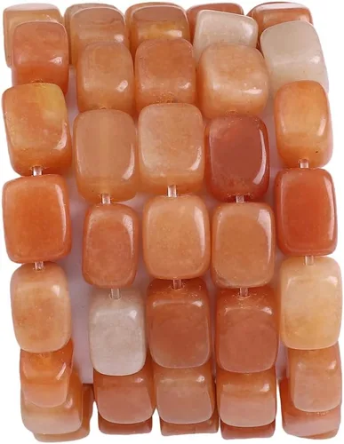 Miniatura 23 de BEADIA Cuentas sueltas de piedra de jade amarillo natural cilíndricas semipreciosas para hacer joyas 10mmx14mm 38cm