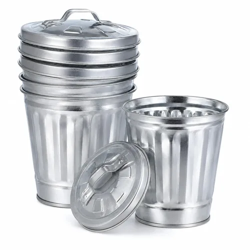 Beavorty Mini bote de basura de escritorio con tapa de 3.74 pulgadas, cesta de basura compacta para el hogar, oficina, dormitorio, mesa, organizador
