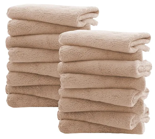Miniatura 7 de Paquete de 8 pañitos grandes para bebés, de 20 por 10 pulgadas, son ultra absorbentes, se pueden lavar a mano, ideales para recién nacidos, toalla