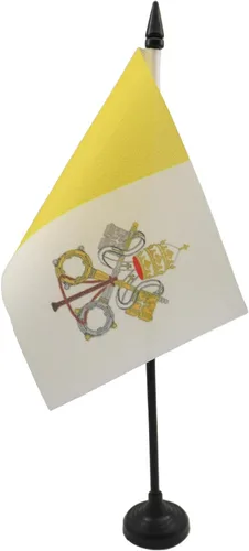 Miniatura 49 de United Kingdon Coat of arms Table Flag 5'' x 8'' - UK - British - England Desk Flag 21 x 14 cm - Black plastic stick and base - AZ FLAG Escudo