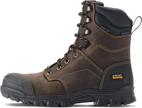Miniatura 2 de ARIAT Treadfast 8" Waterproof Steel Toe Work Boots